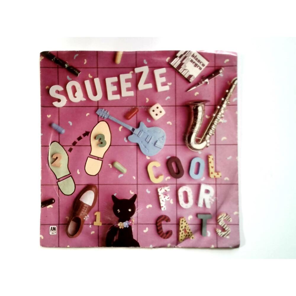 Squeeze – Cool For Cats 1979 A&M Vinyl New Wave 7" Single Record Power Pop Rock
